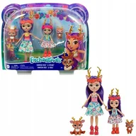 Lalki dla dziewczynek - Enchantimals Danessa i Danetta Deer Lalki siostry 2-pak HCF80 HCF80 - miniaturka - grafika 1