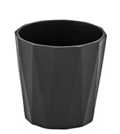 Donice - Osłonka ceramiczna FLORES czarna 13,5 cm - miniaturka - grafika 1