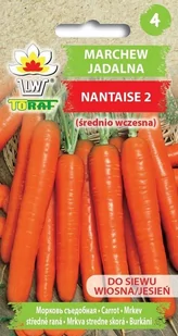 Toraf Marchew Nantese 2 typ Nantejska 5g Nas000417 - Nasiona i cebule - miniaturka - grafika 1