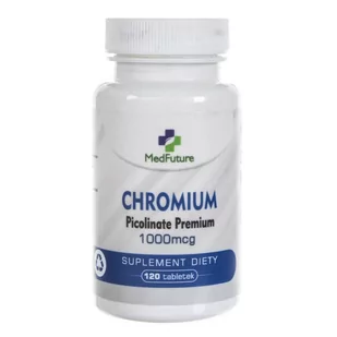 MEDFUTURE Chromium 1000 mcg x 120 tabl Medfuture - Odchudzanie i oczyszczanie - miniaturka - grafika 1