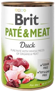 BRIT PATE & MEAT SALMON Mix  24x400g 8 Smaków - Mokra karma dla psów - miniaturka - grafika 5
