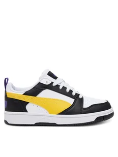 Puma Sneakersy Rebound V6 Lo Jr 393833 23 Biały - Buty dla chłopców - miniaturka - grafika 1