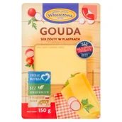 Szybkie dania obiadowe - Ser plastry O/Z Gouda 150g Włoszczowa - miniaturka - grafika 1