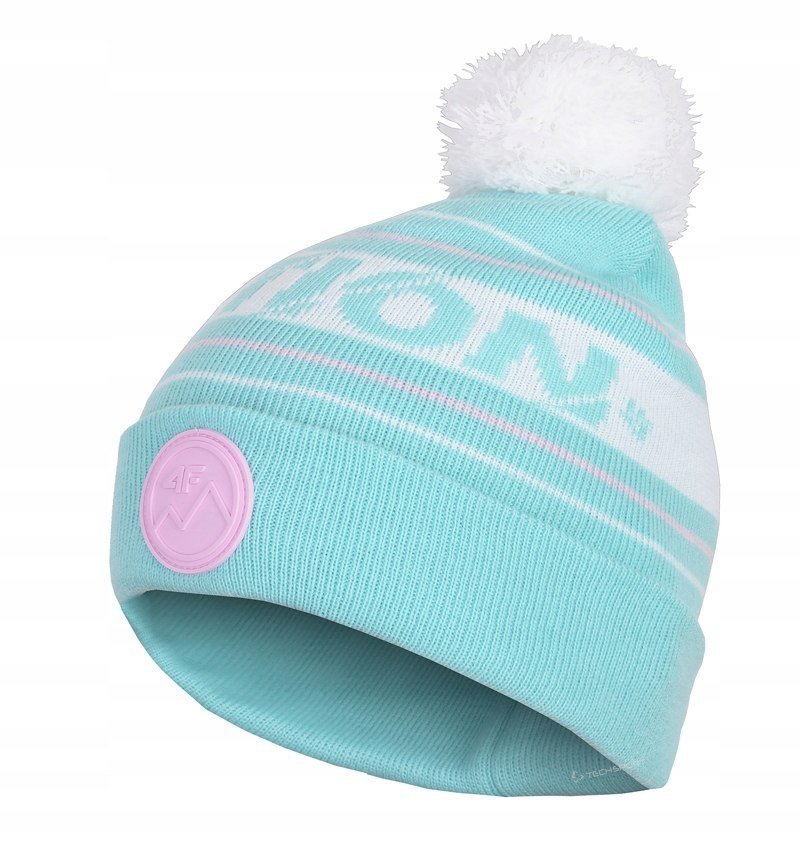 4F DZIEWCZÄCA CZAPKA ZIMOWA Z POMPONEM 4F