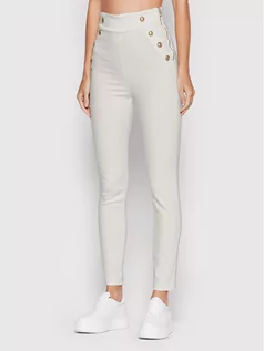 Spodnie damskie - Guess Jeansy W2GA71 D4DN1 Biały Skinny Fit - grafika 1