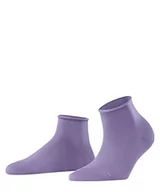 Skarpetki damskie - FALKE Kobiety Krótkie skarpety Cotton Touch W SSO Bawełna jednokolorowe 1 Para, Fioletowy (Lupine 6903), 39-42 - miniaturka - grafika 1