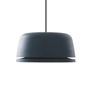 Lampy sufitowe - Lampa wisząca Lucande LED Faelinor, niebieska, aluminium, Ø 35 cm - miniaturka - grafika 1