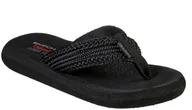 Klapki i japonki damskie - Buty klapki damskie Skechers Asana - Hidden Valley (119107-BBK)-38 - miniaturka - grafika 1