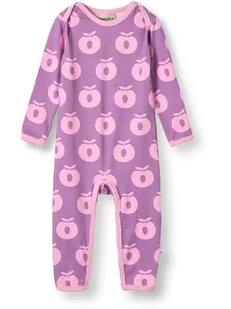 Småfolk Rampers "Ulm" w kolorze fioletowym - Pajacyki dla niemowląt - miniaturka - grafika 1