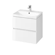 Szafki łazienkowe - Zestaw mebli łazienkowych Senti Malta Plus 60 cm biały połysk - miniaturka - grafika 1