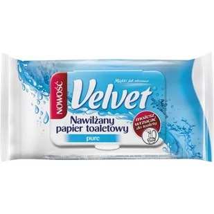Velvet Care Nawilżany papier toaletowy VELVET Pure, 42 szt. - Papier toaletowy Velvet Care Nawilżany papier toaletowy VELVET Pure, 42 szt. - Papier toaletowy - miniaturka - grafika 1