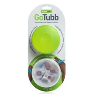 Termosy - Zestaw 2 pojemników turystycznych Humangear GoTubb 2-pack L - clear/green - miniaturka - grafika 1