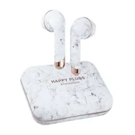 Słuchawki - Happy Plugs Air 1 Plus Biały Marmur - miniaturka - grafika 1