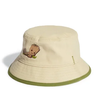 Kapelusz adidas Marvel's I Am Groot Bucket IU4869 Beżowy - Czapki dla dzieci - miniaturka - grafika 1