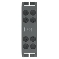 Listwy zasilające - Philips LISTWA ZASILAJĄCA CZARNA 2M 8X 230V PL SPN3180A/60 - miniaturka - grafika 1
