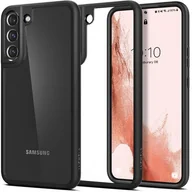 Etui i futerały do telefonów - Spigen Etui Ultra Hybrid do Samsung Galaxy S22 Matte Black ACS03989 - miniaturka - grafika 1
