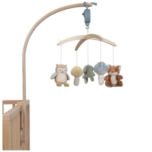 Drewniana karuzela do łóżeczka Forest Friends, Little Dutch - Karuzele dla niemowląt - miniaturka - grafika 1