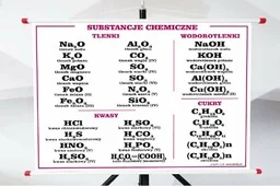 Plansza - Substancje chemiczne - Pomoce naukowe - miniaturka - grafika 1