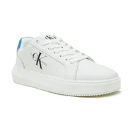 Moda i Uroda OUTLET - CALVIN KLEIN JEANS Skórzane sneakersy CHUNKY CUPSOLE MONOLOGO - miniaturka - grafika 1