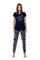 Piżamy damskie - Damska piżama świąteczna z bawełny kasjana italian fashion-xl - miniaturka - grafika 1