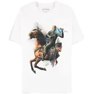 Gadżety dla graczy - Koszulka DIFUZED The Witcher ( 2XL) Biały - miniaturka - grafika 1