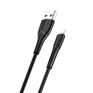 USAMS Kabel U35 lightning 2A Fast Charge 1m czarny/black SJ364USB01 (US-SJ364) - Kable USB - miniaturka - grafika 1