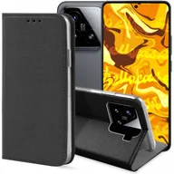 Etui i futerały do telefonów - ETUI Z KLAPKĄ DO XIAOMI 15 CZARNE ZAMYKANE MAGNETYCZNE KABURA FUTERAŁ CASE - miniaturka - grafika 1