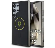 Etui i futerały do telefonów - Ferrari FEHMS24LU3SMY S24 Ultra S928 żółty/yellow hardcase IML Smoked Inner Circle Line MagSafe - miniaturka - grafika 1