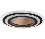 Lampy sufitowe - Rabalux 71314-LED Plafon ściemn. TANELI 56W/230V 3000/4000/6000K chrom/czarny+pilot - miniaturka - grafika 1