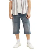 Spodenki damskie - TOM TAILOR Męskie 1036295 bermudy dżinsowe szorty, 10162-Mid Stone Blue Grey Denim, 29, 10162 – Mid Stone Blue Grey Denim - miniaturka - grafika 1