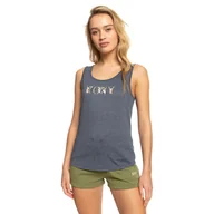 Koszulki i topy damskie - Damska koszulka bez rękawów ROXY LOSING MY MIND J TEES ERJZT05475-BSP0 – Granatowy - miniaturka - grafika 1