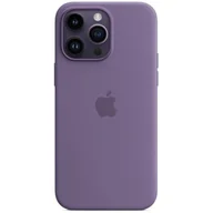 Etui i futerały do telefonów - Apple Etui Silicone Case Magsafe do iPhone 14 Pro Max Fiolet Irysa - miniaturka - grafika 1