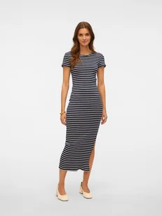 Vero Moda Sukienka w kolorze granatowym - Sukienki - miniaturka - grafika 1