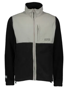 Sublevel Kurtka polarowa w kolorze czarno-szarym - Odzież trekkingowa męska - miniaturka - grafika 1