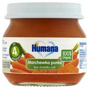 Desery dla dzieci - Humana 100% Organic Marchewka puree - 80g - miniaturka - grafika 1