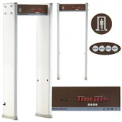 Wyposażenie miejsc publicznych - Bramka do wykrywania metalu z cyfrowym wyświetlaczem i regulowaną czułością Z-518M - miniaturka - grafika 1