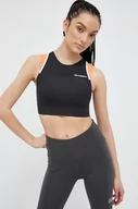 Bielizna sportowa damska - New Balance biustonosz sportowy Shape Shield kolor czarny gładki - miniaturka - grafika 1