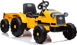 Lean Cars Traktor na Akumulator z Przyczepą CH9959 Żółty - Pojazdy elektryczne dla dzieci - miniaturka - grafika 1