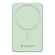 Powerbanki - Powerbank verbatim charge 'n' go essentials magnetic wireless 5000mah usb-c pd 3.0 green - miniaturka - grafika 1