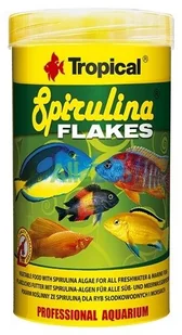 Tropical Spirulina flakes puszka 250 ml/50g - Pokarm dla ryb - miniaturka - grafika 1