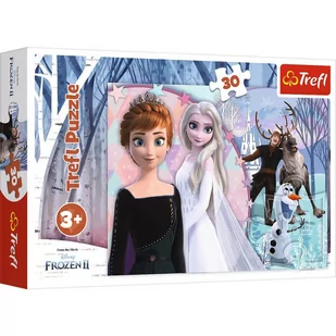 Trefl Puzzle 30 elementów Magiczna Kraina Lodu Frozen 2 - Puzzle - miniaturka - grafika 1