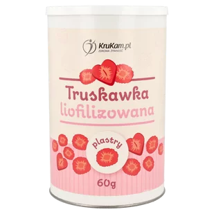 Truskawka liofilizowana plastry 60g - Owoce świeże i suszone - miniaturka - grafika 1