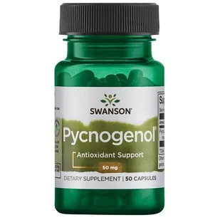 SWANSON Ekstrakt z kory francuskiej nadmorskiej sosny Pycnogenol 50mg 50 kapsułek - Suplementy naturalne - miniaturka - grafika 1