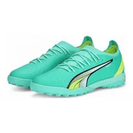 Piłka nożna - Buty piłkarskie Puma Ultra Ultimate Cage Tt M 107210-03 zielone - miniaturka - grafika 1