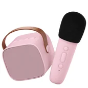 Instrumenty muzyczne dla dzieci - Bezprzewodowy zestaw do karaoke Rose, LaLarma - miniaturka - grafika 1
