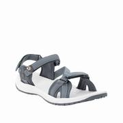 Sandały damskie - Sandały sportowe damskie Jack Wolfskin LAKEWOOD RIDE SANDAL W bluish grey / rose - 35,5 - miniaturka - grafika 1