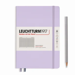 Notatnik Leuchtturm1917 Medium A5, Kratka, Lilac - Notesy i bloczki - miniaturka - grafika 1