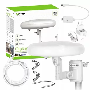 ANTENA ZEWNĘTRZNA DIGITAL360 4G LTE VA0024 VAYOX - Anteny TV ANTENA ZEWNĘTRZNA DIGITAL360 4G LTE VA0024 VAYOX - Anteny TV - miniaturka - grafika 1