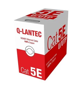 A-LANTEC A-LANTEC Okablowanie strukturalne U/UTP cable kat.5e PVC 4PR 305m Q-LANTEC KIU5PVC305NC - Kable miedziane - miniaturka - grafika 3