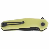 Noże - Nóż Kubey Carve Translucent Yellow G10, Blackwash - miniaturka - grafika 1